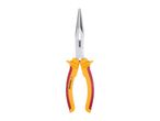 Long nose pliers with yellow and red handles