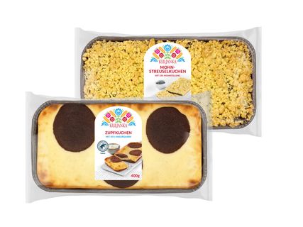 Kuljanka Zupf-/Mohnstreuselkuchen