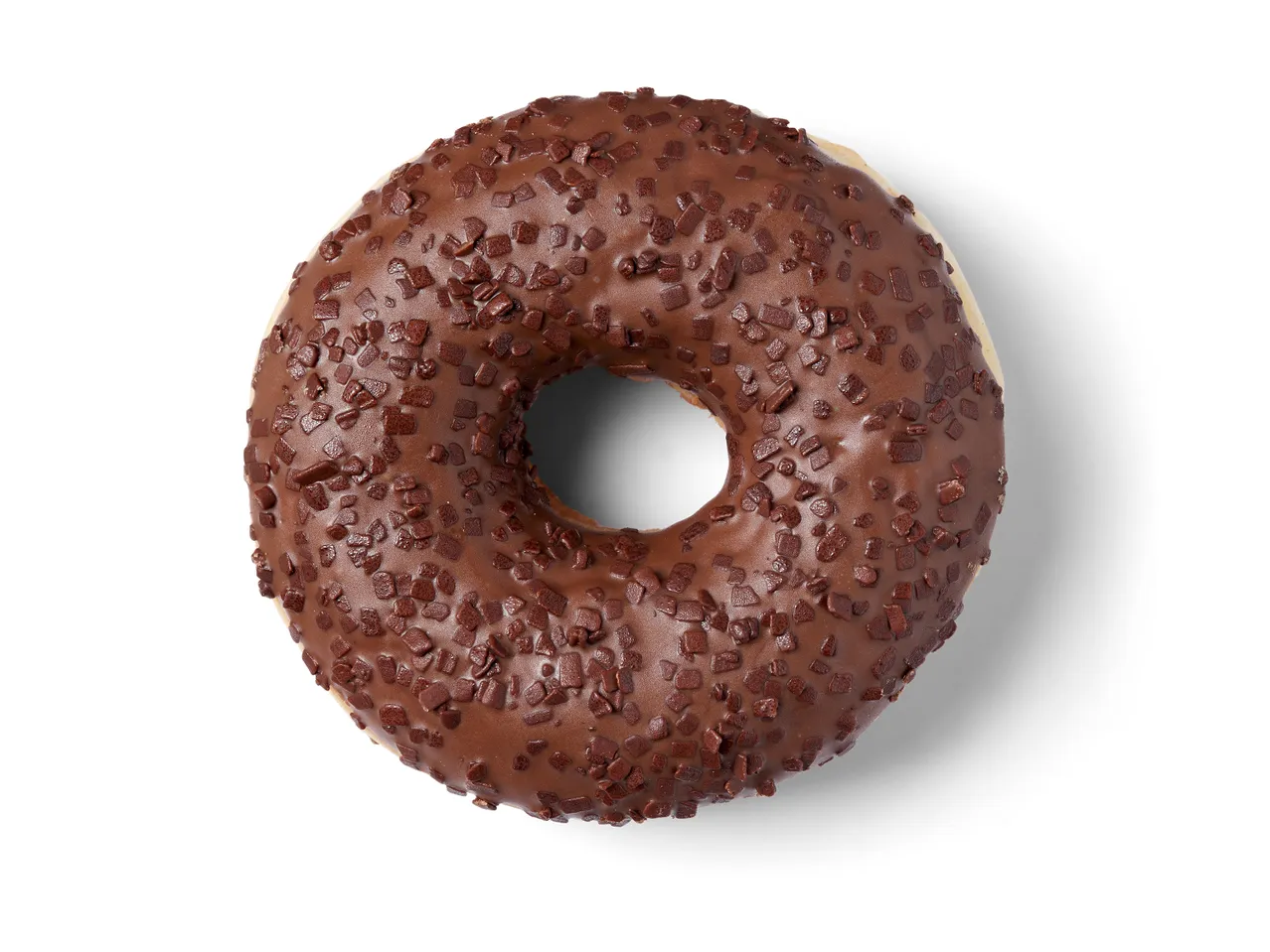 Ga naar volledige schermweergave: Chocolade donut - afbeelding 1