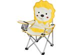 A yellow lion-themed Kid's camping chair.