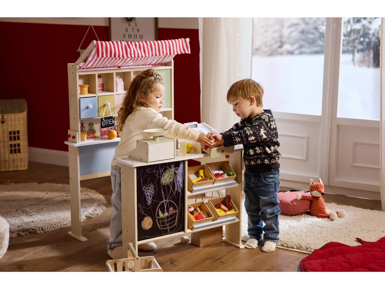 Wooden Play Shop Acccessories LIDL