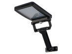 Lampă solară LED neagră cu senzor de mișcare și suport reglabil