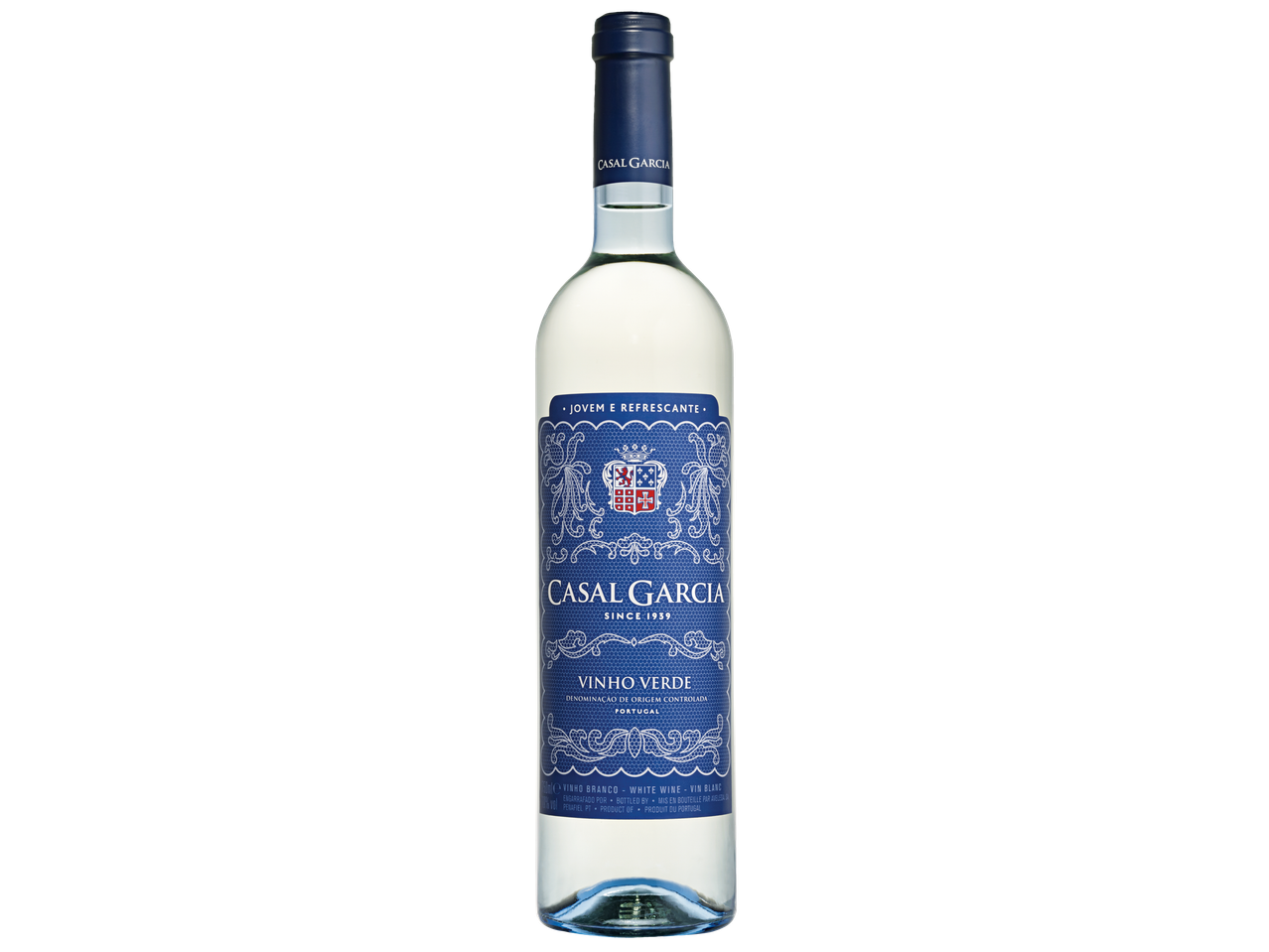 Vinho branco Casal Garcia Vinho Verde de Portugal.