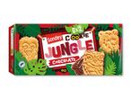 Jungle-formede chokoladekiks med dyremotiver, 6x2 pakker, Rainforest Alliance-certificeret kakao.