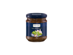 Un pot de pesto alla Siciliana avec du basilic et de l'ail, 180g.