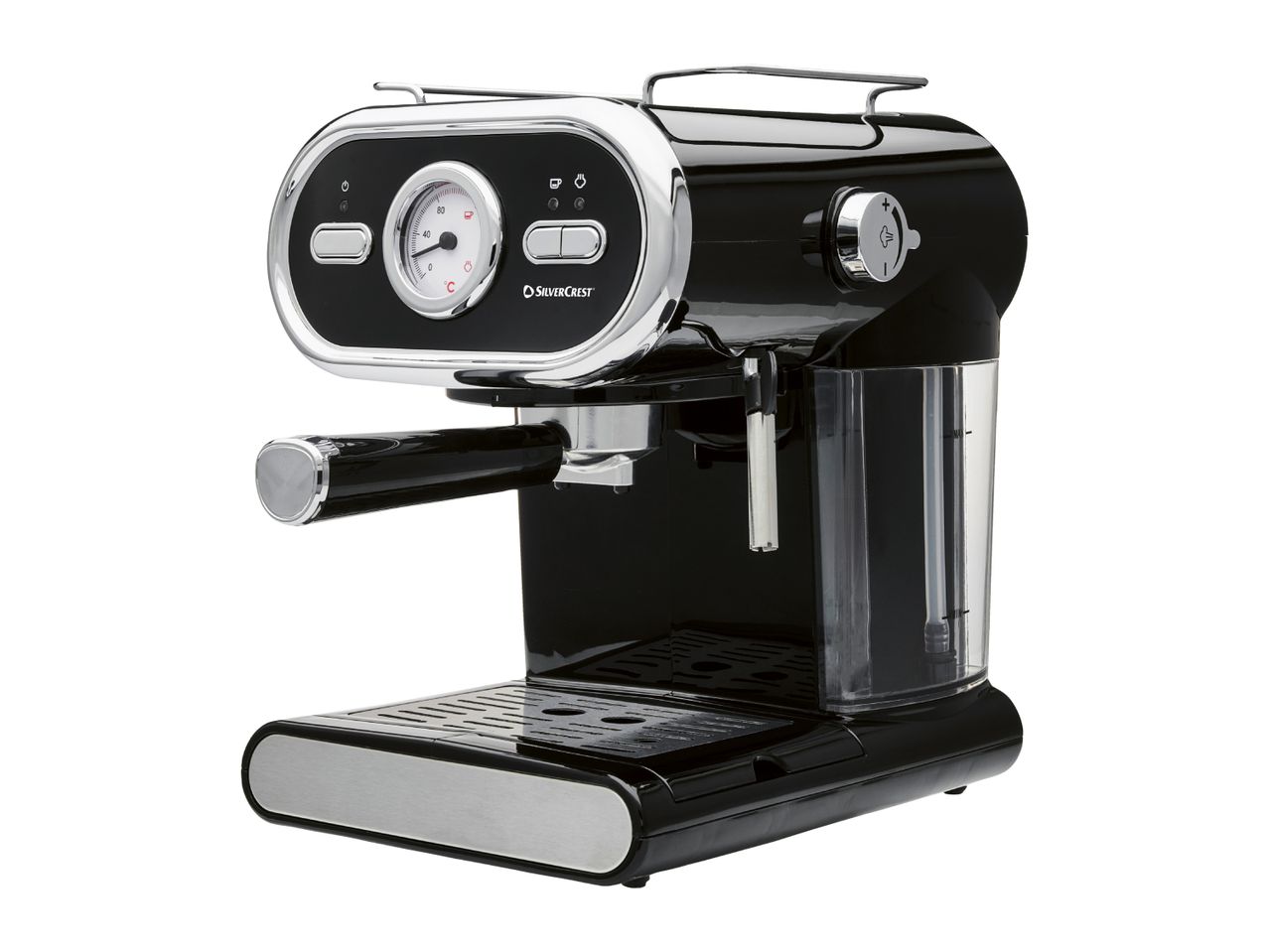 Silvercrest Black Espresso Machine