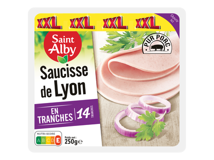 SAINT ALBY Saucisse de Lyon en tranches