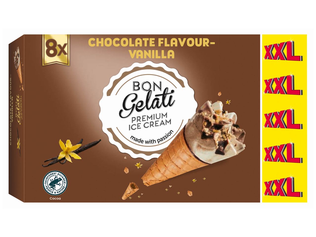 Cornets à gaufrette