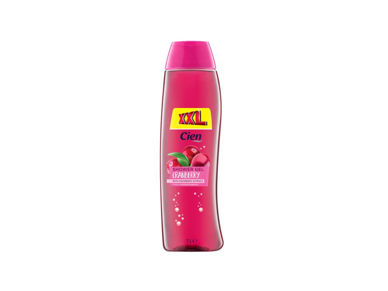 Τζελ ντους Cien XXL με εκχύλισμα cranberry.