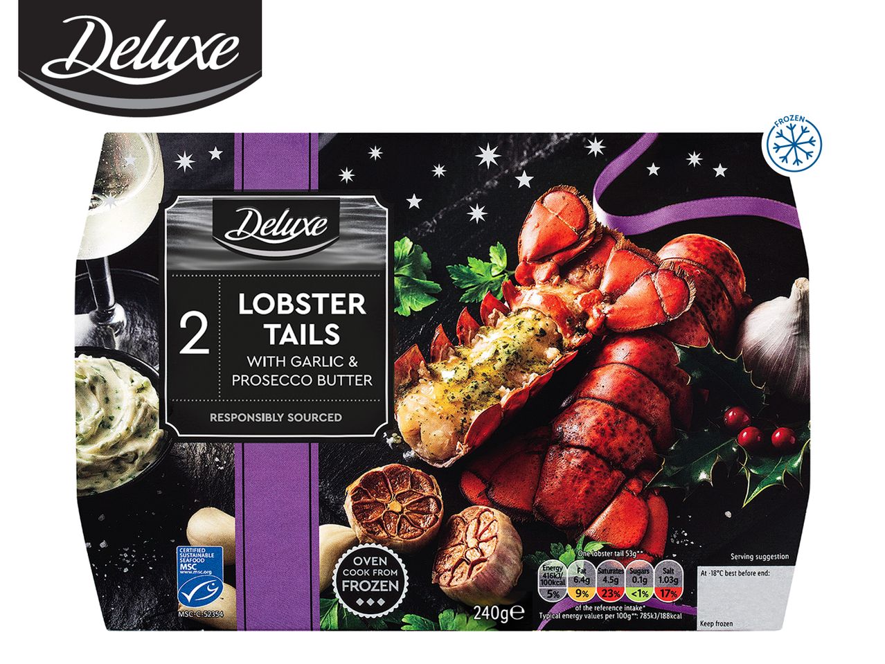 Go to full screen view: Deluxe Lobster Tails with Flavoured Butter - Image 2
