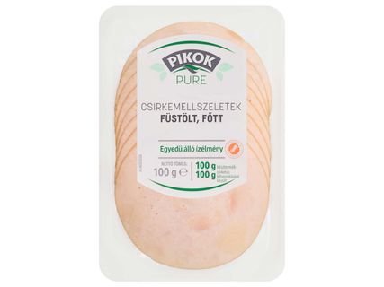 Füstölt, főtt csirkemell