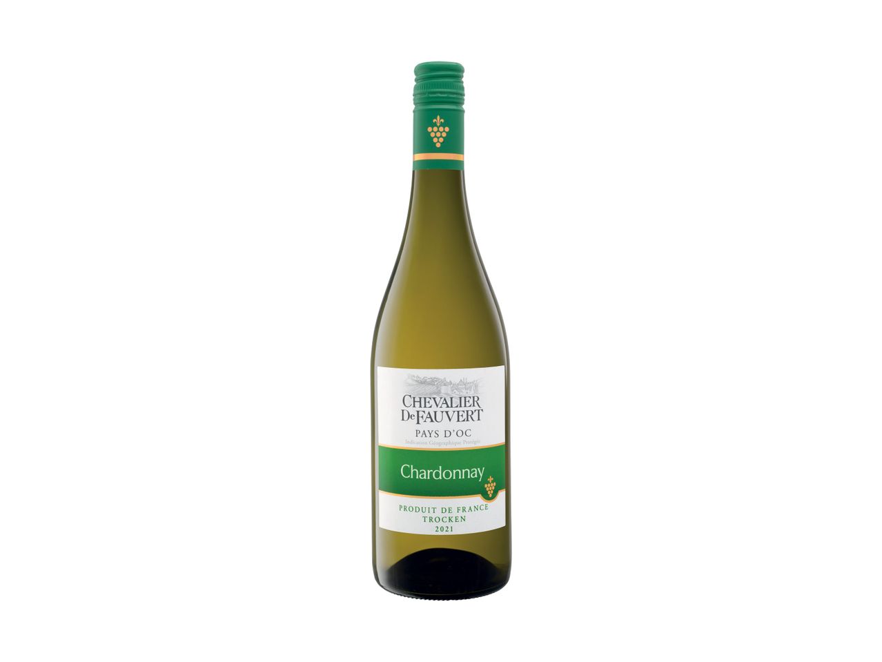 Chevalier De Fauvert Pays d'Oc Chardonnay vyno butelis.