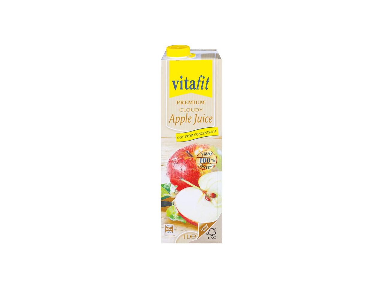 Go to full screen view: Vitafit Premium Cloudy Apple Juice Not From Concentrate - Image 1