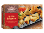 VITASIA ASIA STYLE Aziatische selectie met kip- en groentesnacks, geserveerd met zoetzure dip.