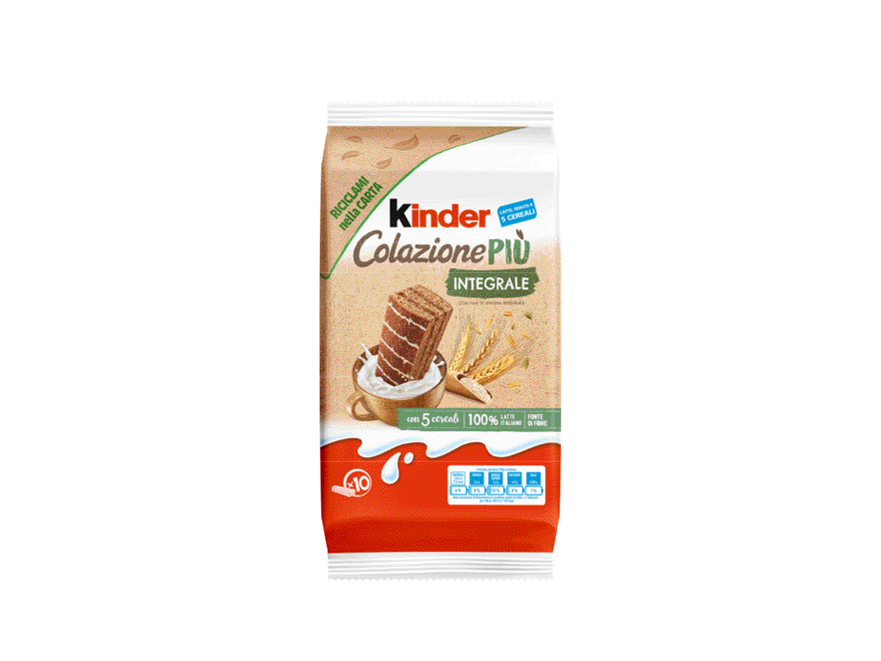 Colazione Più Whole Wheat Snack