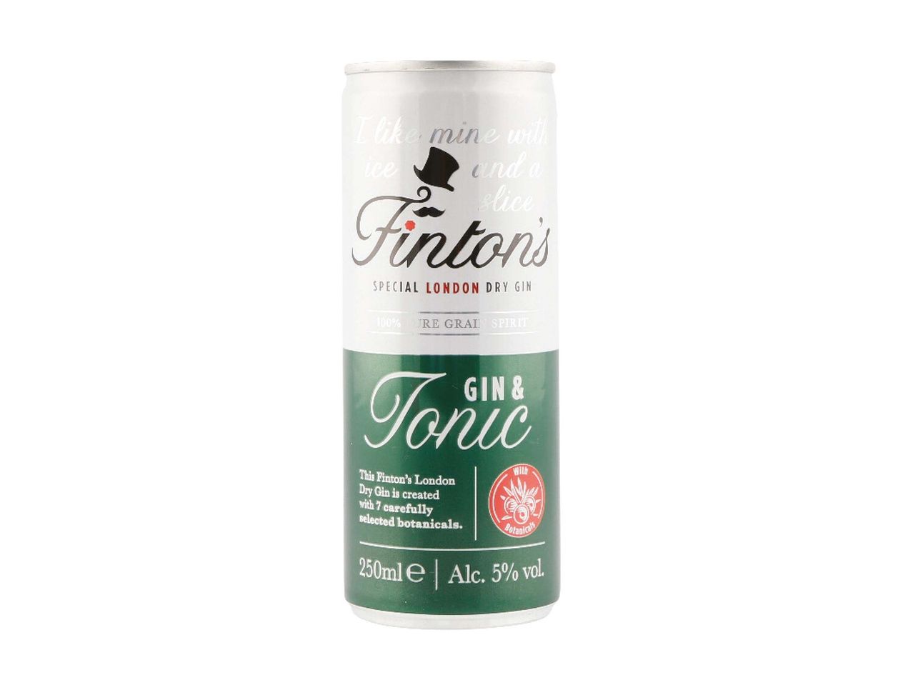 Finton's Gin & Tonic can.