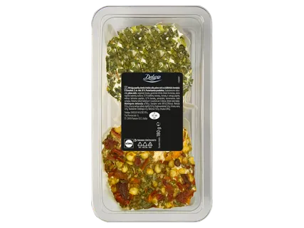 Aitriųjų paprikų skonio šviežias ožkų sūris su česnakais