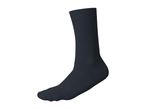 Single dark grey sock on a white background
