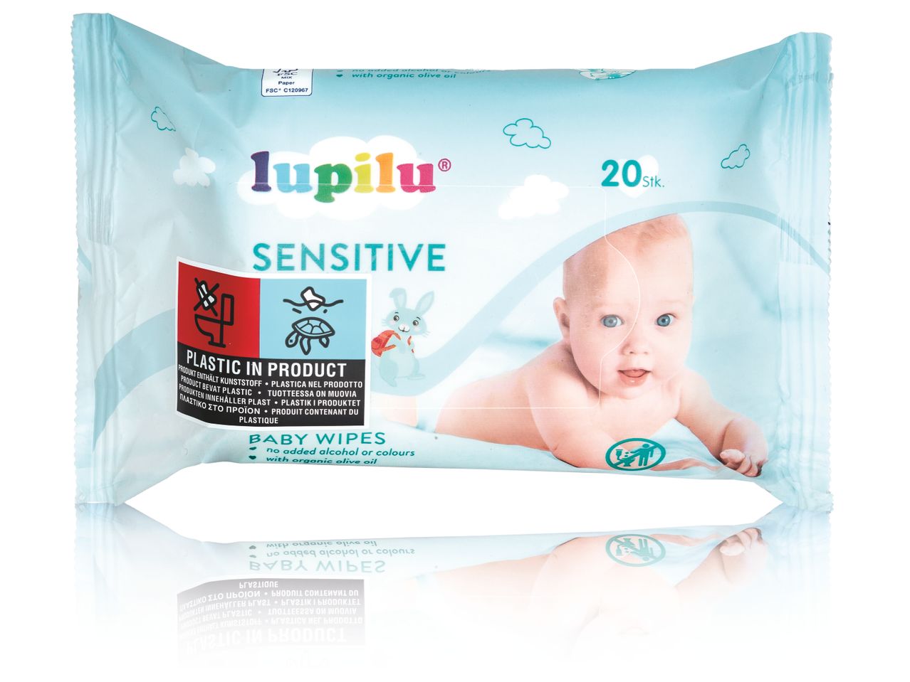 Go to full screen view: Baby Wipes Travel Size - Image 1