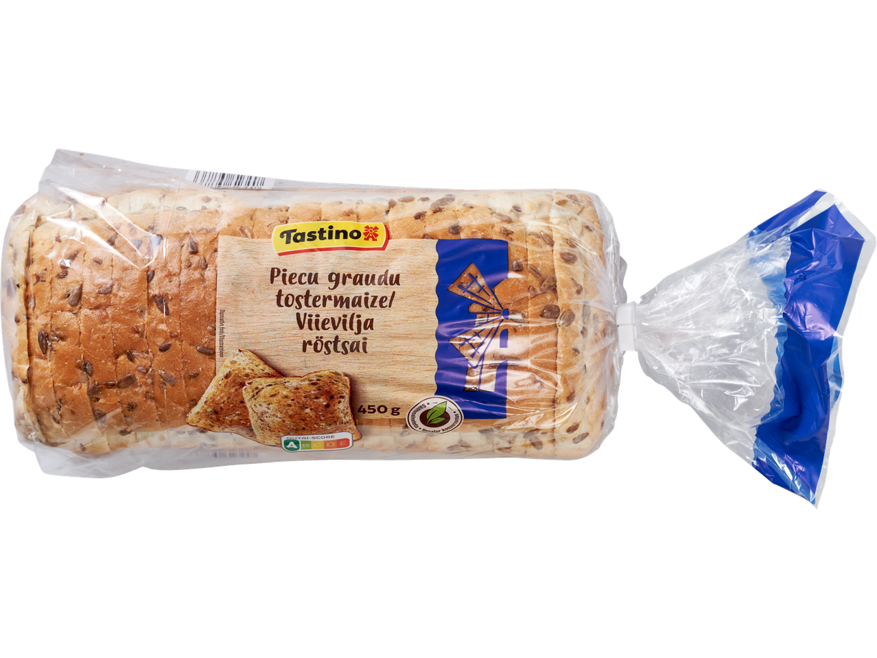 Tastino mitmetera leib, 450g.