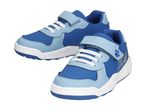 Paw Patrol children's blue and light blue sneakers with velcro straps.