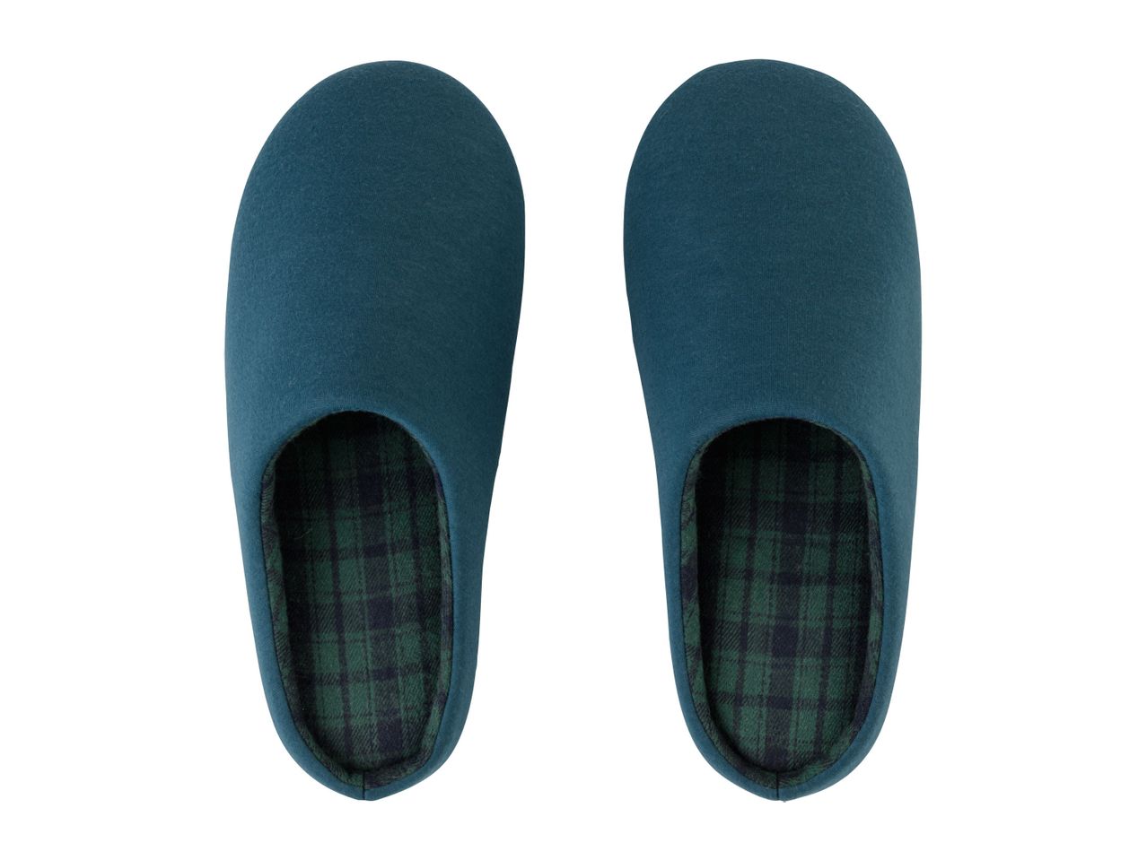 Go to full screen view: Livergy Men's Slippers - Green - Image 2