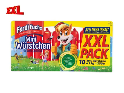 XXL Ferdi Fuchs Mini Würstchen
