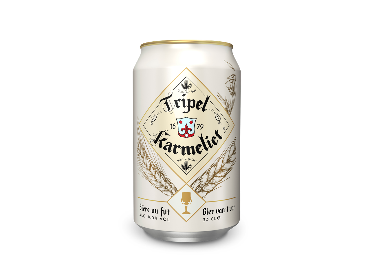 Tripel Karmeliet bierblik, 3 granen, 8,0% alc., 33cl