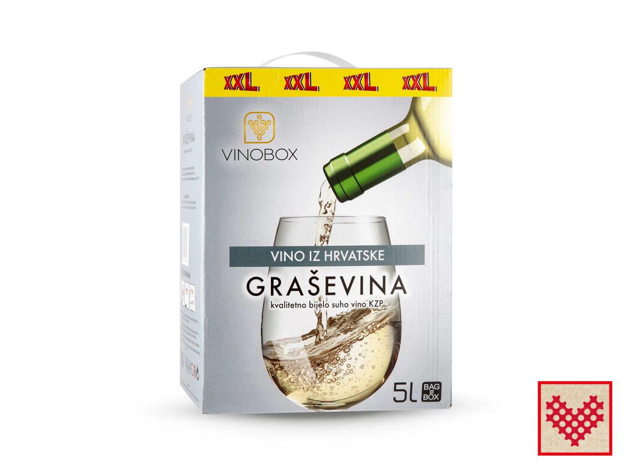 Vina Vinica Graševina SUB - pakiranje za pripremu bijelog vina.
