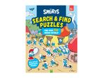 A colorful children's search and find puzzle book featuring cartoon characters.