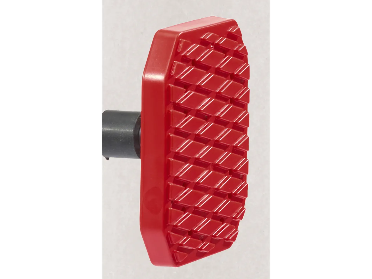 PARKSIDE® plafonska podrška sa crvenom, neklizajućom pločom i crnom šipkom.