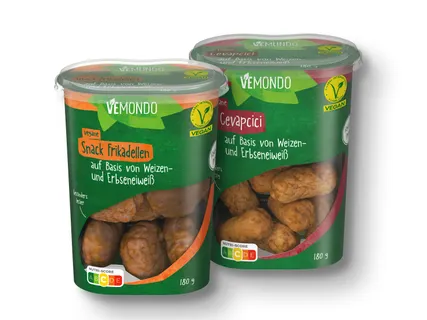 Vemondo Vegane Snack Frikadellen/Cevapcici