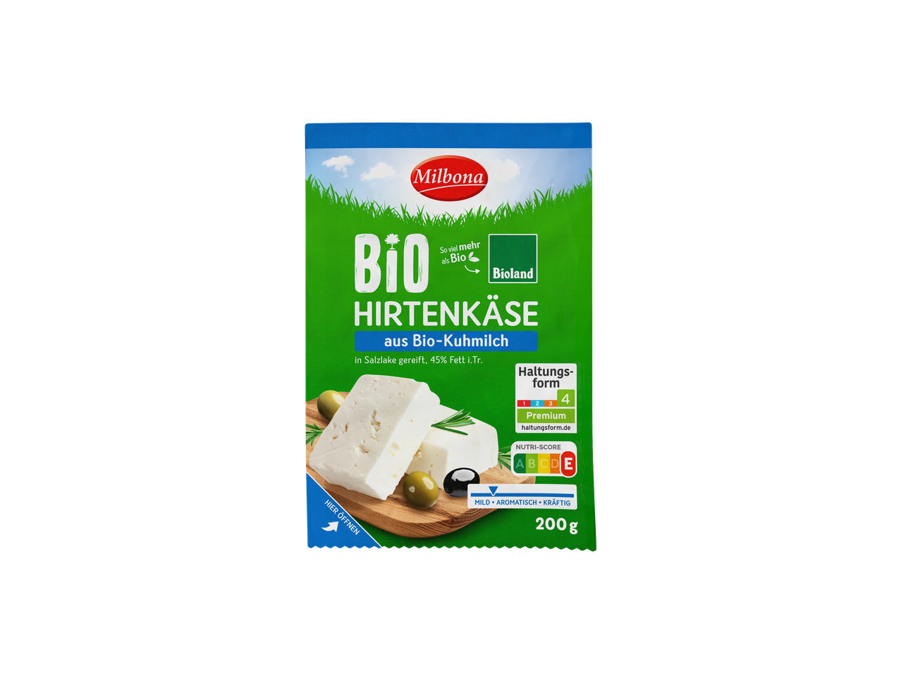 Milbona Bio-Schafskäse, 200g.