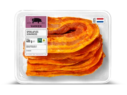 Speklapjes gemarineerd