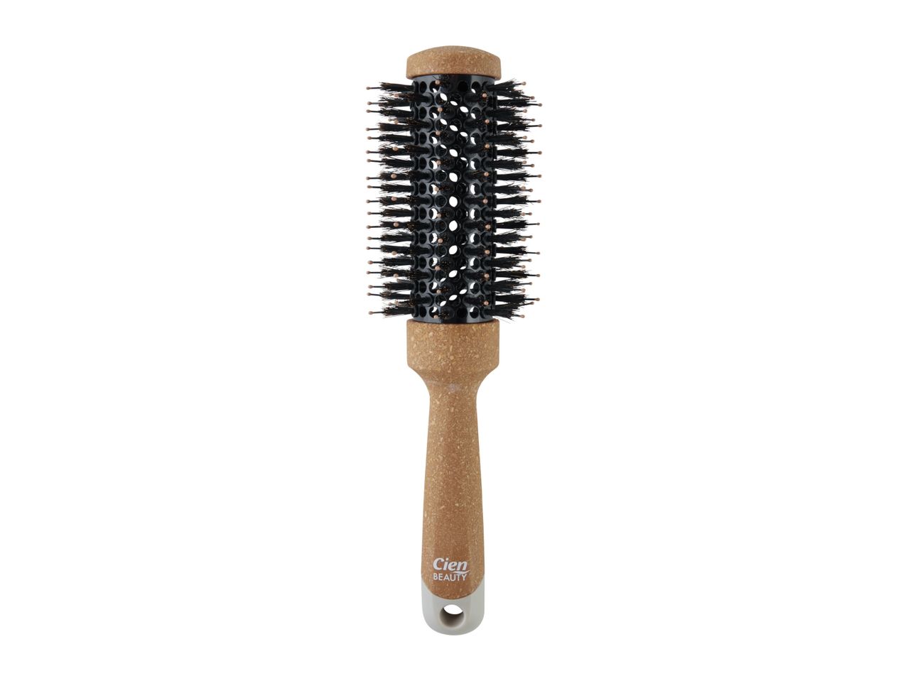 Go to full screen view: Cien Beauty Cork Round Hairbrush - Image 1