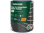 Parkside metal paint: protection, paint & primer in one.