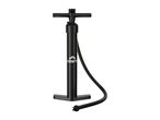 Black double action hand pump for inflatable paddleboards or kayaks