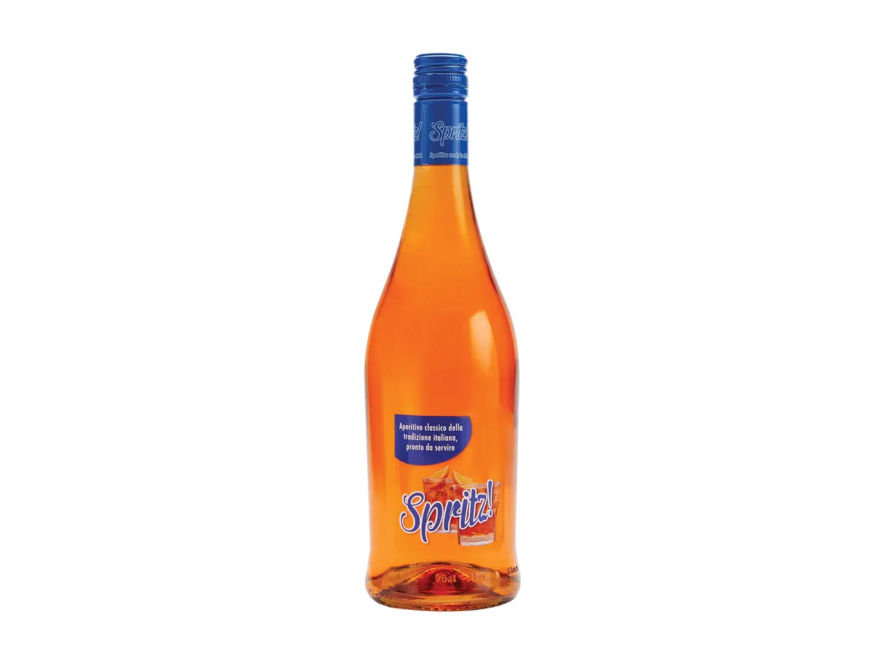 Bottiglia di Spritz, aperitivo italiano pronto da servire.