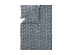 Blue and white floral duvet cover set