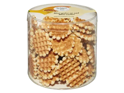 Mini vafe belgiene cu unt