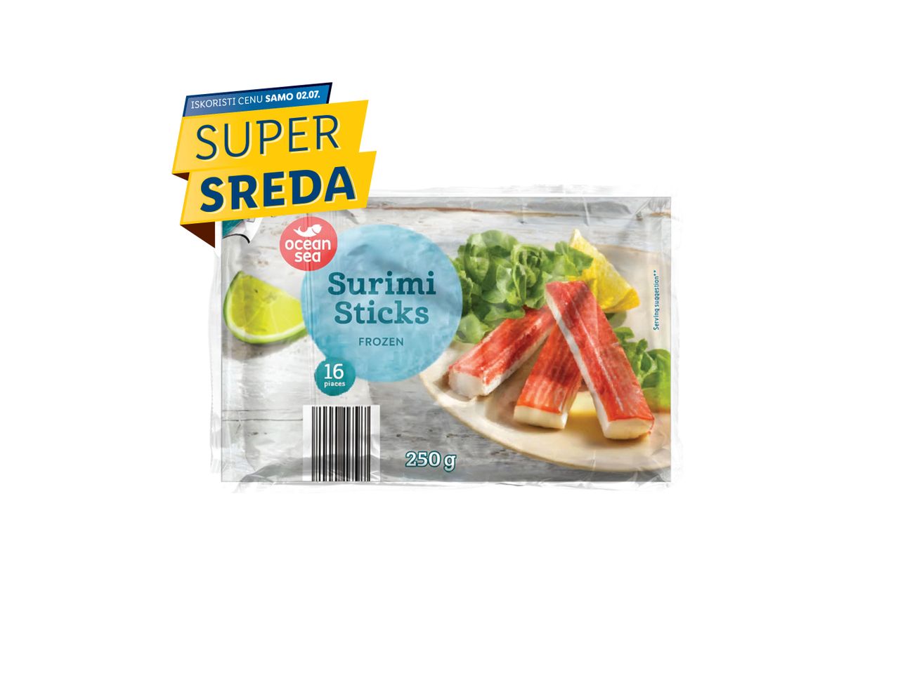 Pakovanje zamrznutih fileta tune, akcija Super Sreda.