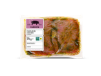 Gemarineerde varkensfiletlapjes met kruiden, 375 g.