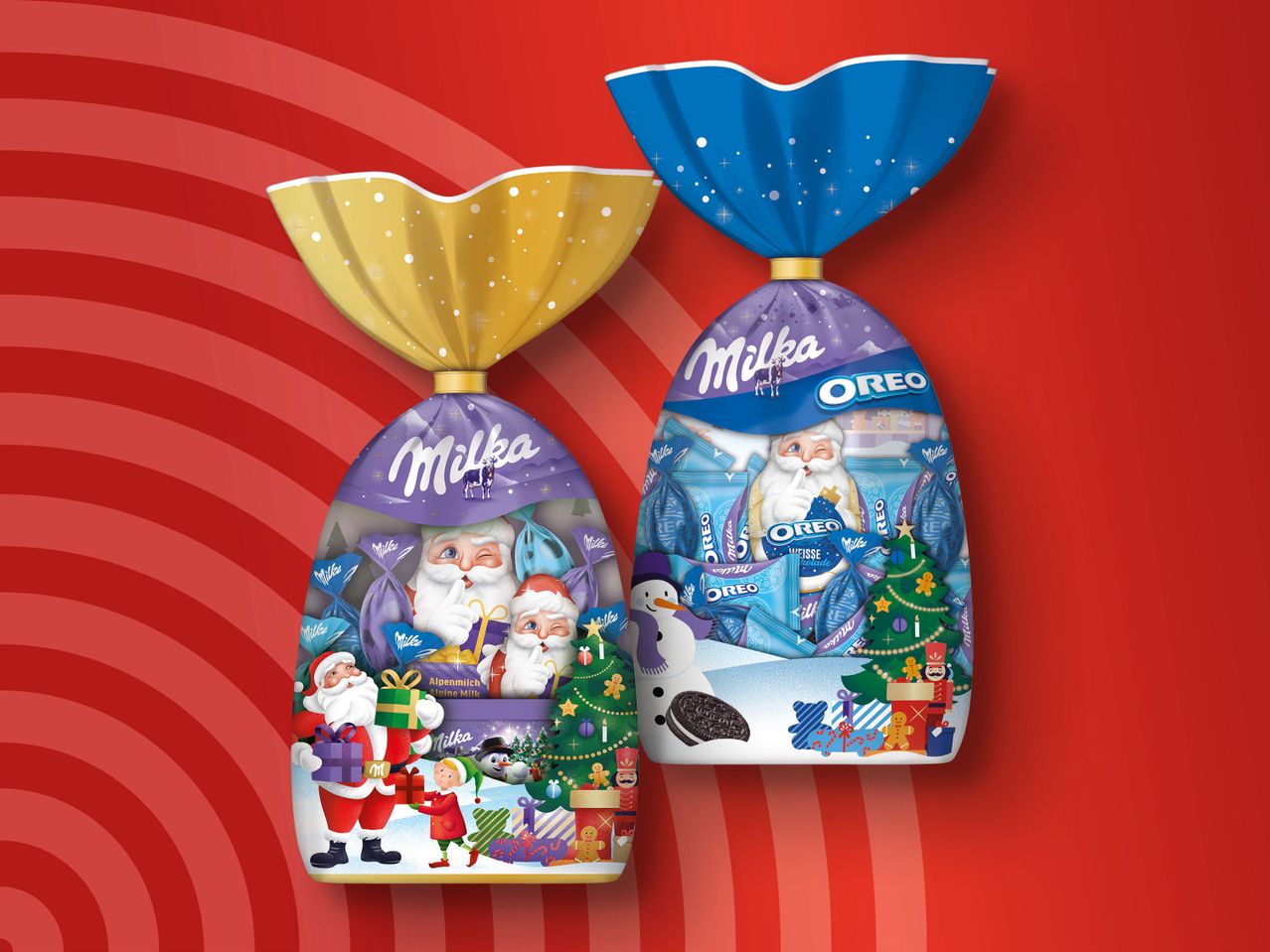 Gehe zu Vollbildansicht: Milka & Oreo Weihnachtsmischung - Bild 1