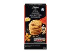 Deluxe all butter cookies: crumbly cookies with candied stem ginger.