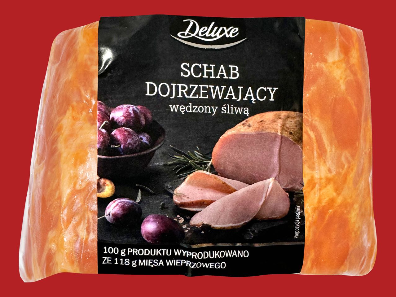 DELUXE Schab dojrzewający wędzony śliwą