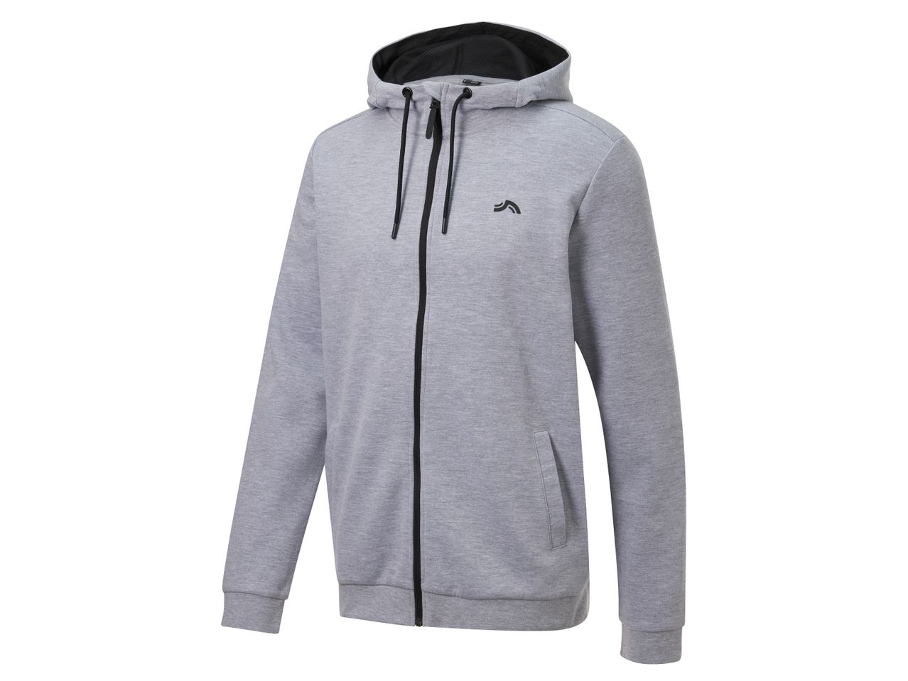 Сиво мъжко яке с цип на Hurley.