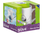 Disney Stitch kruusi värvimise komplekt värvide ja pintsliga