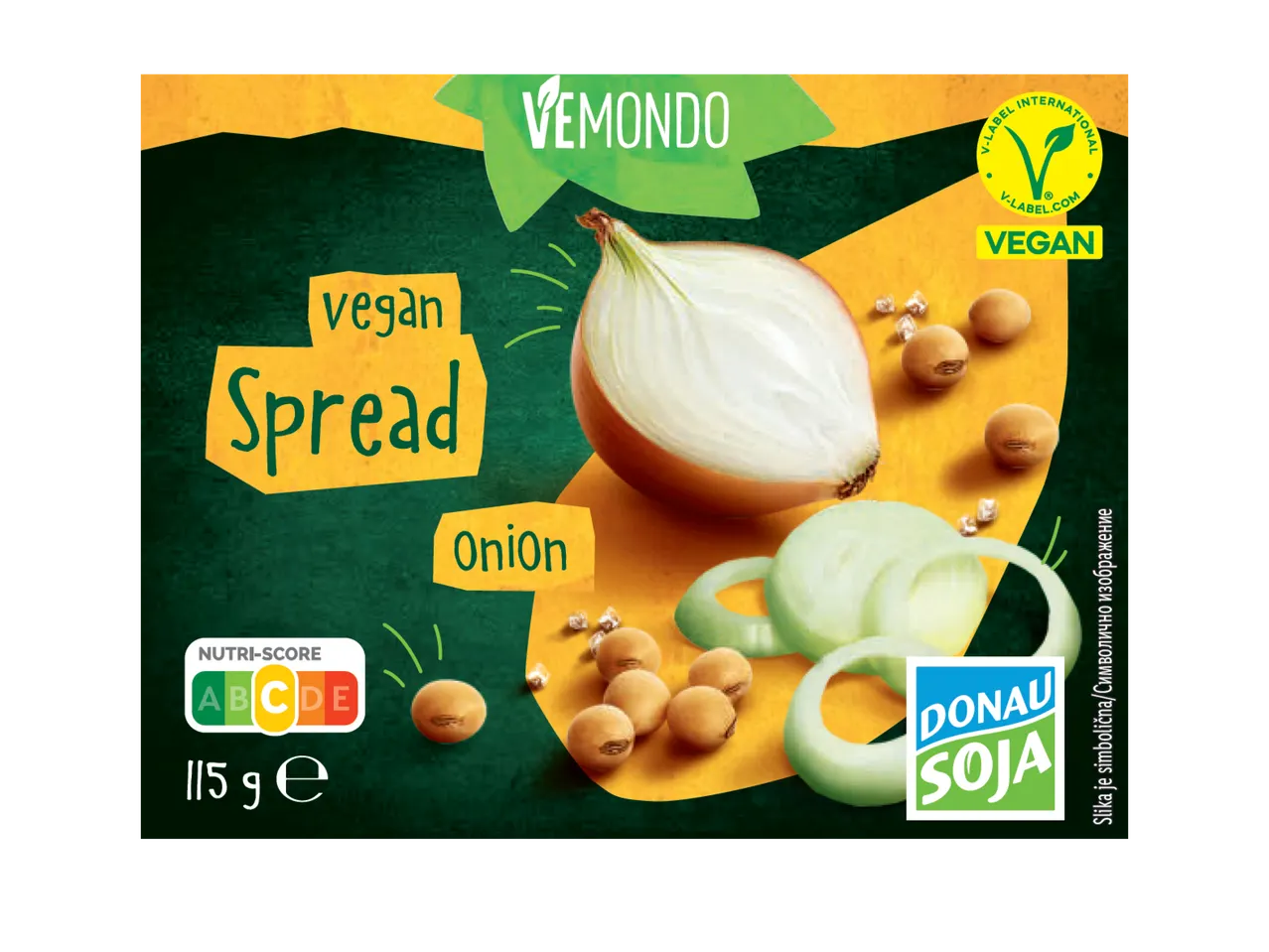 Веган разядка с лук, соя и Nutri-Score A