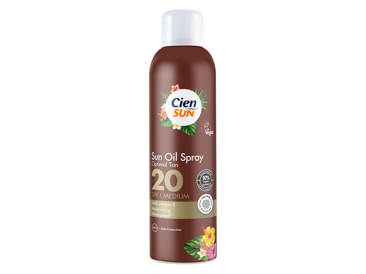Cien Sun Αντηλιακό λάδι σπρέι SPF 20