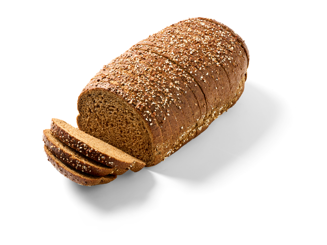 Geroosterd volkorenbrood, gesneden.